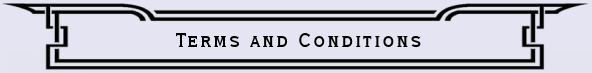Terms and Conditions of this website.